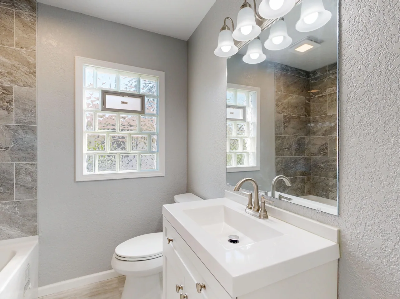 Light finishes & a double vanity — Bathroom Remodeling