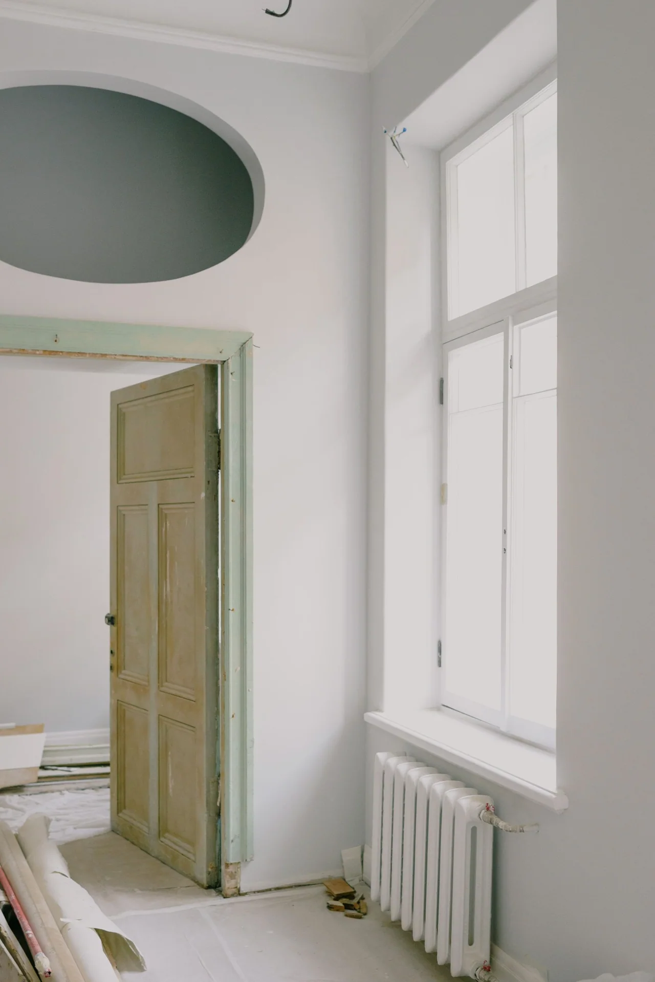 Interior work in progress — Interior Painting