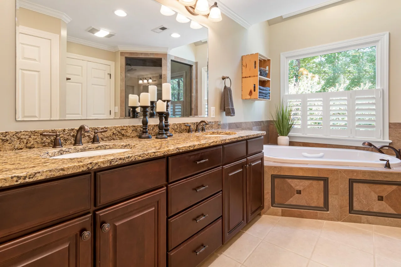 Bathroom cabinetry & surfaces — Bathroom Remodeling