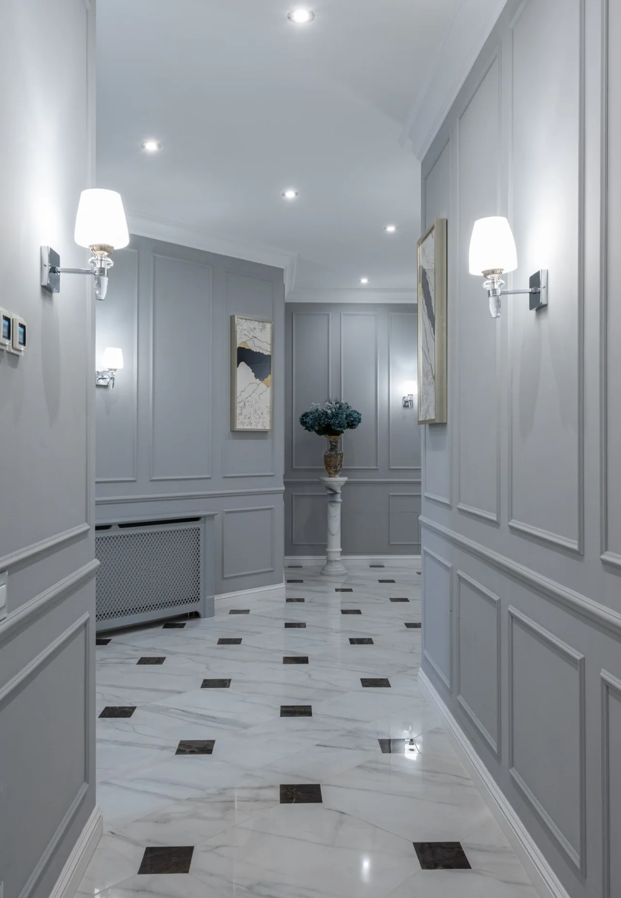 Soft lighting & cool surfaces — Bathroom Remodeling