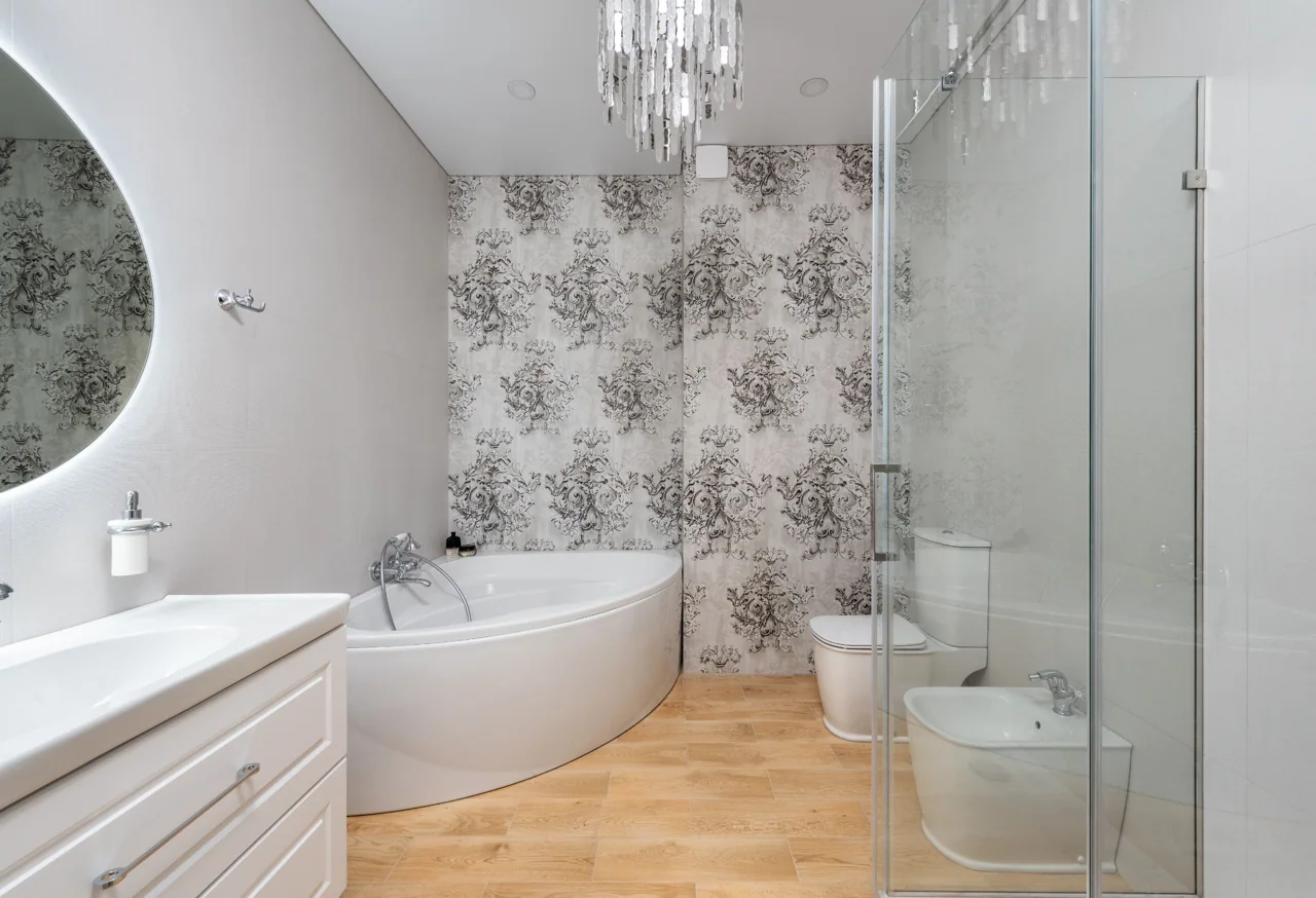 Sculpted forms & soft finishes — Bathroom Remodeling